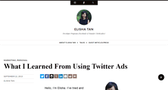 Desktop Screenshot of elishatan.com